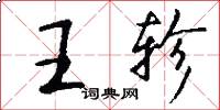 王軫怎么寫好看