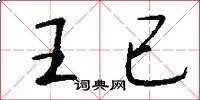 王已怎么寫好看