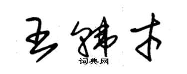 朱錫榮王韓才草書個性簽名怎么寫