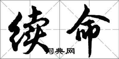 胡問遂續命行書怎么寫