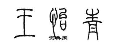 陳墨王怡青篆書個性簽名怎么寫