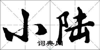 胡問遂小陸行書怎么寫