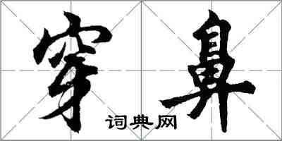 胡問遂穿鼻行書怎么寫