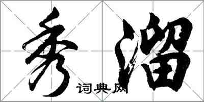 胡問遂秀溜行書怎么寫