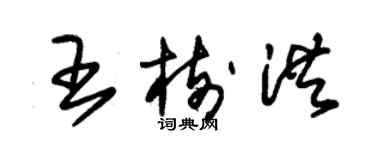 朱錫榮王樹洪草書個性簽名怎么寫