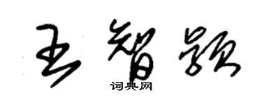 朱錫榮王智穎草書個性簽名怎么寫