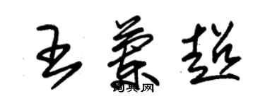 朱錫榮王蘭超草書個性簽名怎么寫