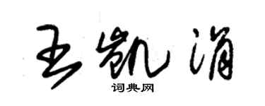 朱錫榮王凱涓草書個性簽名怎么寫