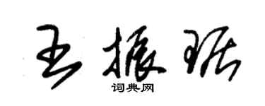 朱錫榮王振琚草書個性簽名怎么寫