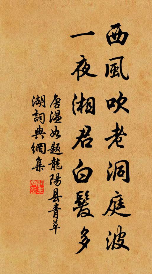 唐珙西風吹老洞庭波,一夜湘君白髮多。書法作品欣賞