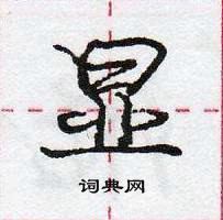 龐中華寫的硬筆行書顯