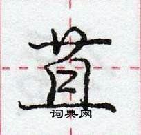 龐中華寫的硬筆行書苴