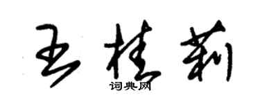 朱錫榮王桂莉草書個性簽名怎么寫