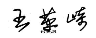 朱錫榮王革崎草書個性簽名怎么寫