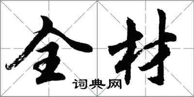 胡問遂全材行書怎么寫