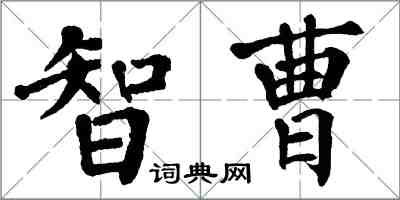 翁闓運智曹楷書怎么寫