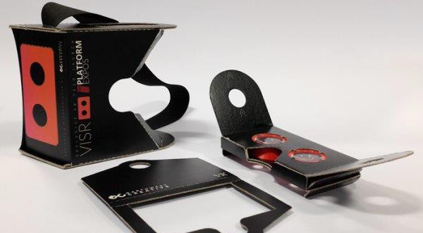 紙板做的虛擬現實眼鏡 屌絲的福利啊