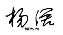 朱錫榮楊闊草書個性簽名怎么寫