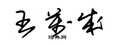 朱錫榮王萬成草書個性簽名怎么寫