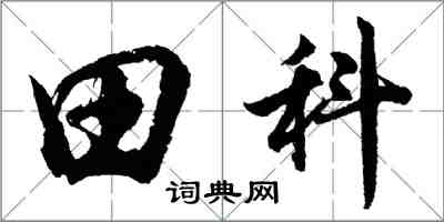 胡問遂田科行書怎么寫