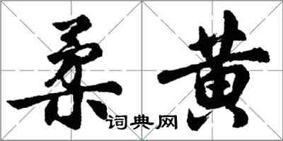 胡問遂柔黃行書怎么寫