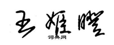 朱錫榮王姬瞪草書個性簽名怎么寫