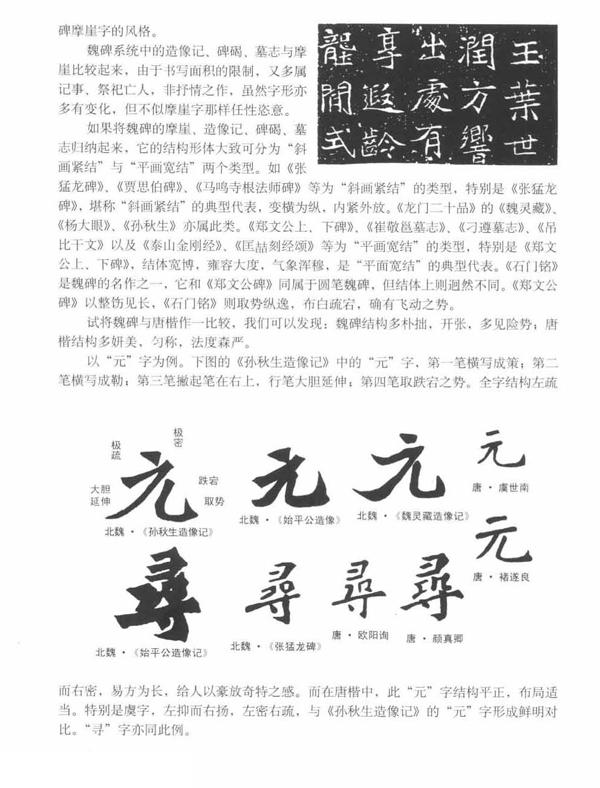 魏碑教程，魏碑筆法詳解