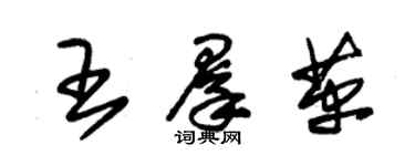 朱錫榮王群革草書個性簽名怎么寫
