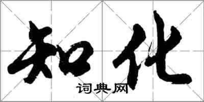 胡問遂知化行書怎么寫