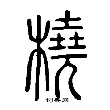 說文解字寫的橈