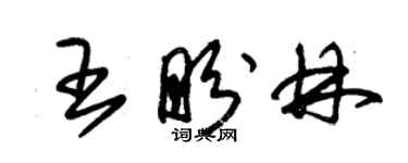 朱錫榮王盼林草書個性簽名怎么寫