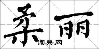 翁闓運柔麗楷書怎么寫