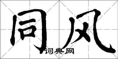 翁闓運同風楷書怎么寫