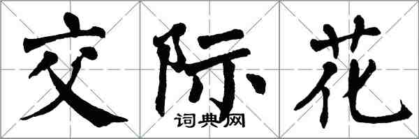 翁闓運交際花楷書怎么寫