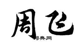 胡問遂周飛行書個性簽名怎么寫