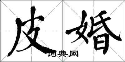 翁闓運皮婚楷書怎么寫