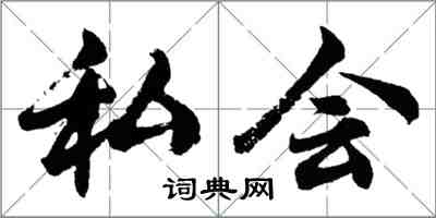 胡問遂私會行書怎么寫