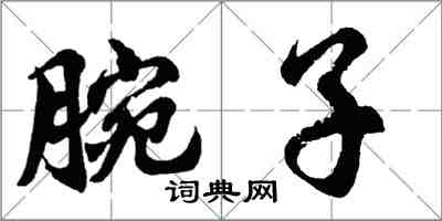 胡問遂腕子行書怎么寫