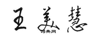 駱恆光王美慧行書個性簽名怎么寫