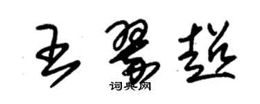 朱錫榮王翠超草書個性簽名怎么寫