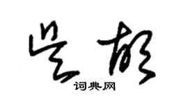 朱錫榮吳胡草書個性簽名怎么寫