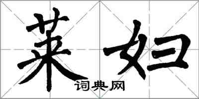 翁闓運萊婦楷書怎么寫