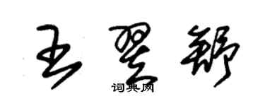 朱錫榮王翌舒草書個性簽名怎么寫