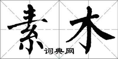 翁闓運素木楷書怎么寫