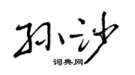 曾慶福孫沙行書個性簽名怎么寫