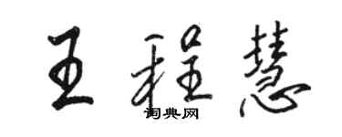 駱恆光王程慧行書個性簽名怎么寫