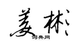 王正良姜彬行書個性簽名怎么寫