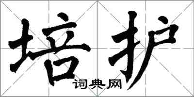 翁闓運培護楷書怎么寫