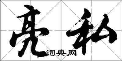 胡問遂亮私行書怎么寫