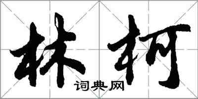 胡問遂林柯行書怎么寫